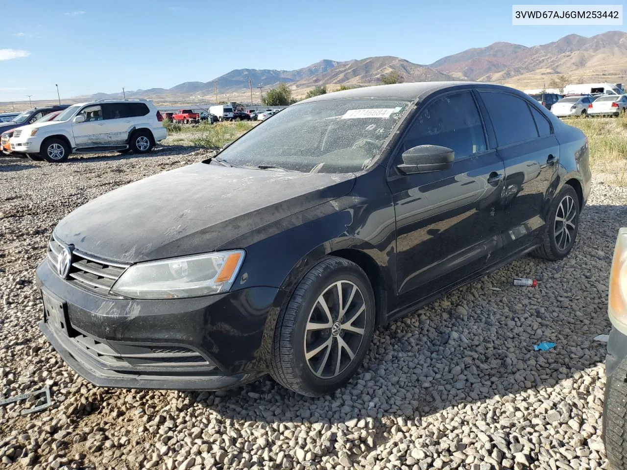 2016 Volkswagen Jetta Se VIN: 3VWD67AJ6GM253442 Lot: 72746684