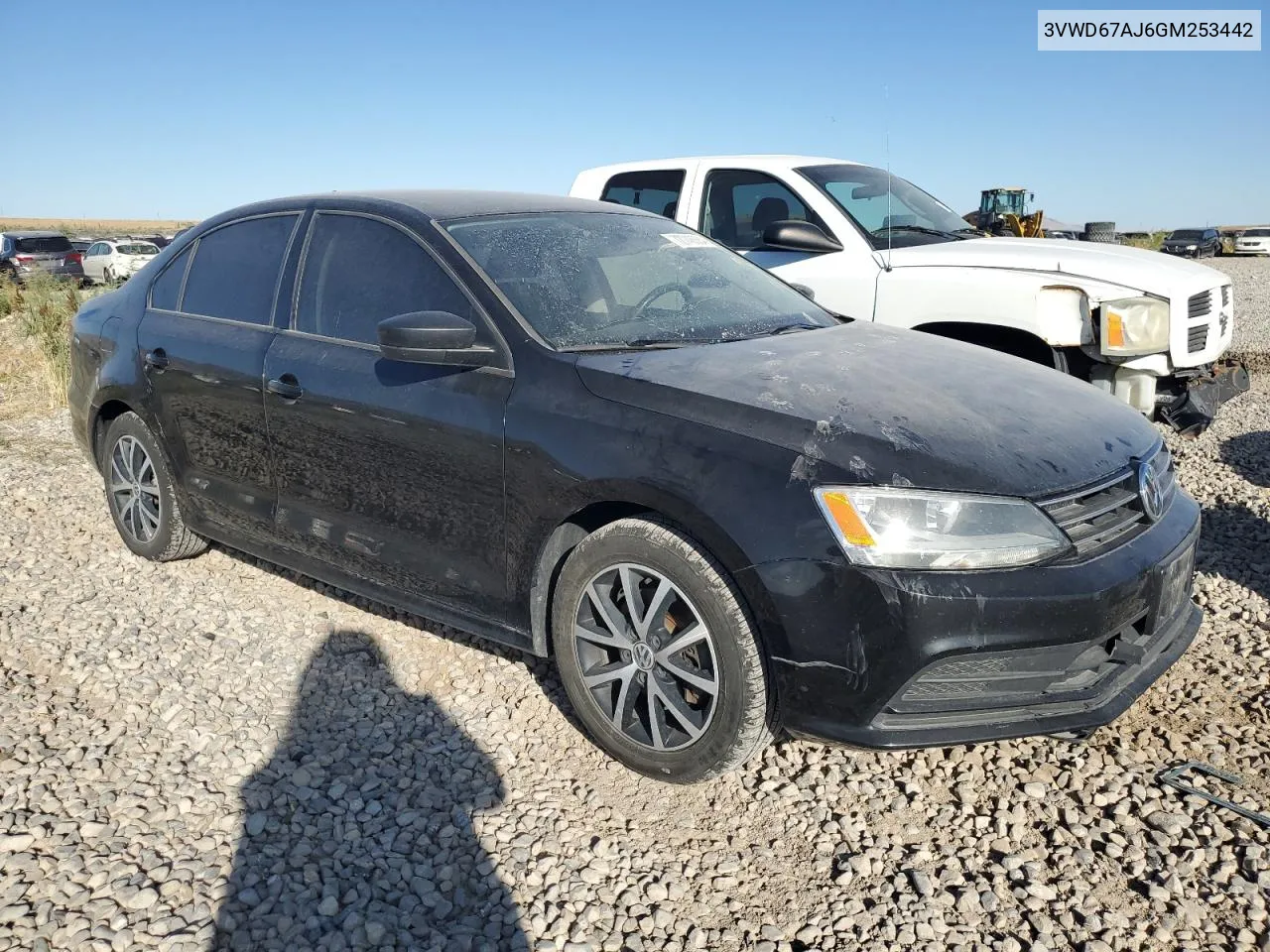 2016 Volkswagen Jetta Se VIN: 3VWD67AJ6GM253442 Lot: 72746684