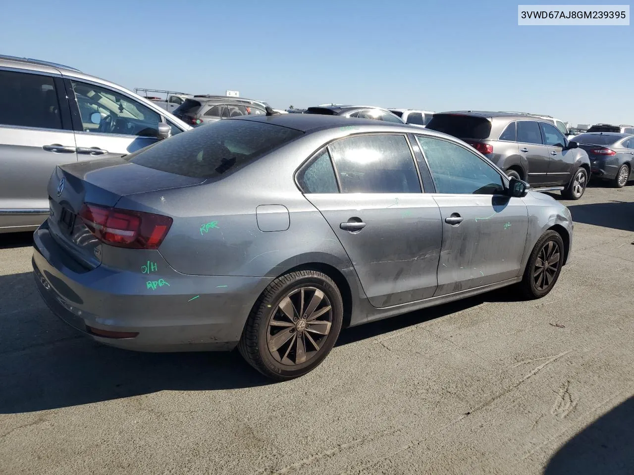 3VWD67AJ8GM239395 2016 Volkswagen Jetta Se