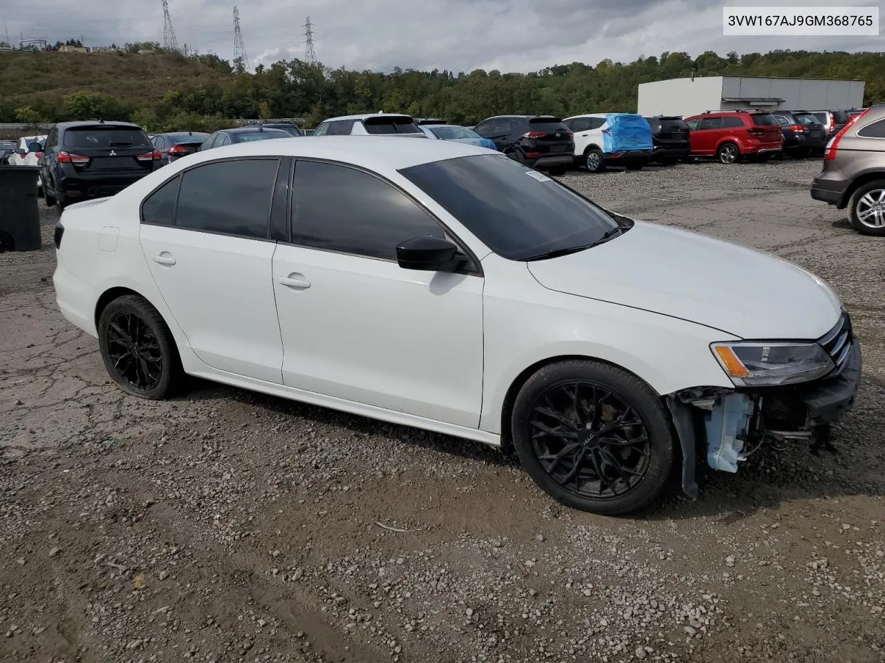 3VW167AJ9GM368765 2016 Volkswagen Jetta S