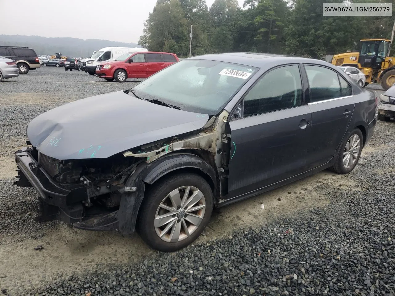 3VWD67AJ1GM256779 2016 Volkswagen Jetta Se