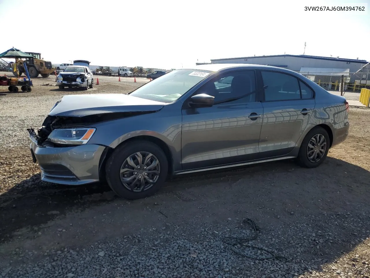 2016 Volkswagen Jetta S VIN: 3VW267AJ6GM394762 Lot: 73322104