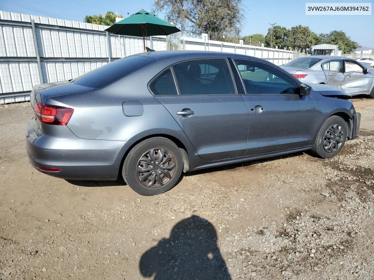 3VW267AJ6GM394762 2016 Volkswagen Jetta S