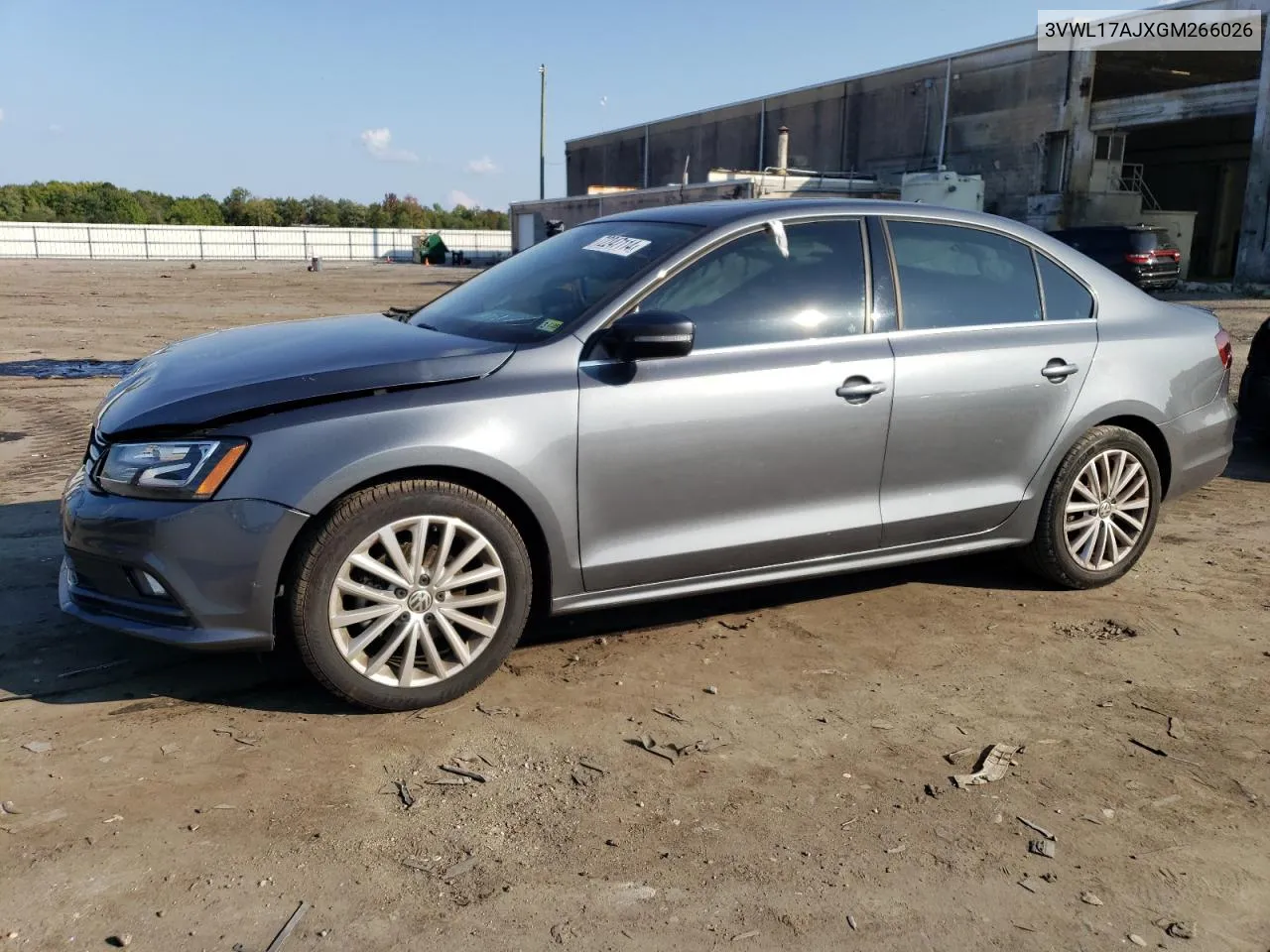 3VWL17AJXGM266026 2016 Volkswagen Jetta Sel