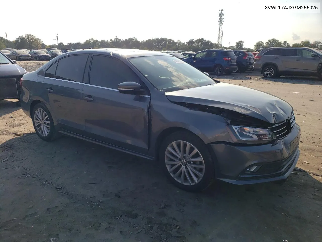 2016 Volkswagen Jetta Sel VIN: 3VWL17AJXGM266026 Lot: 73453214