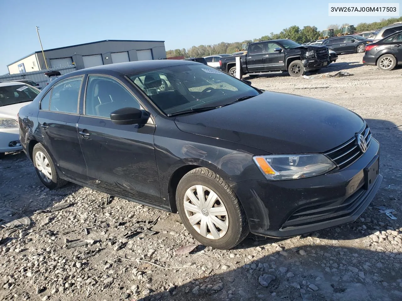 2016 Volkswagen Jetta S VIN: 3VW267AJ0GM417503 Lot: 73503294