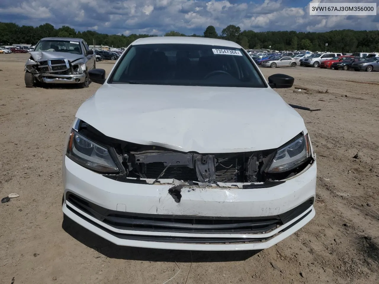 3VW167AJ3GM356000 2016 Volkswagen Jetta S