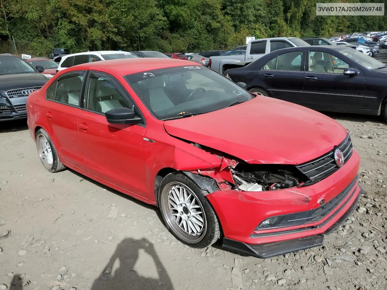 3VWD17AJ2GM269748 2016 Volkswagen Jetta Sport