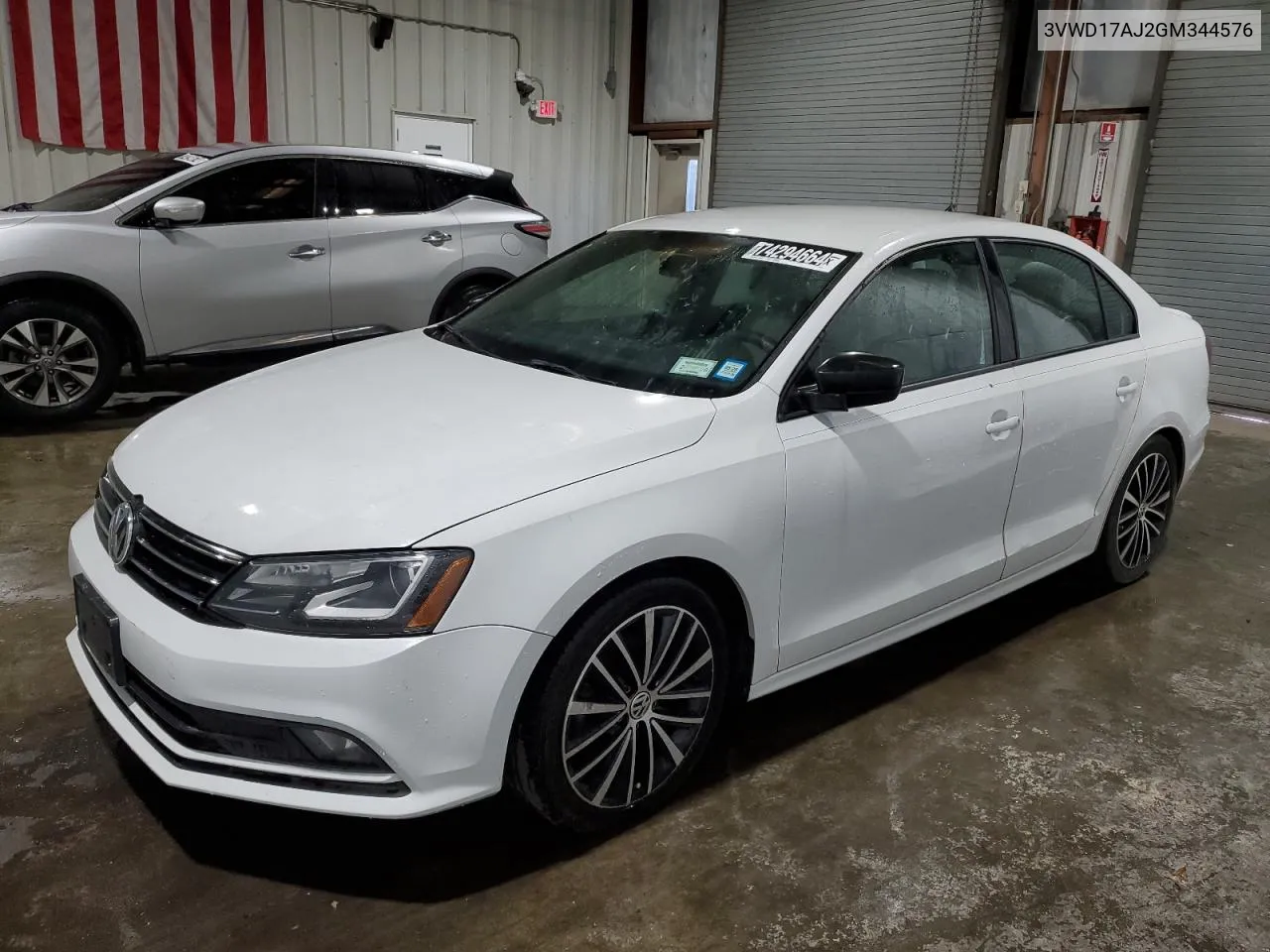 2016 Volkswagen Jetta Sport VIN: 3VWD17AJ2GM344576 Lot: 74294664