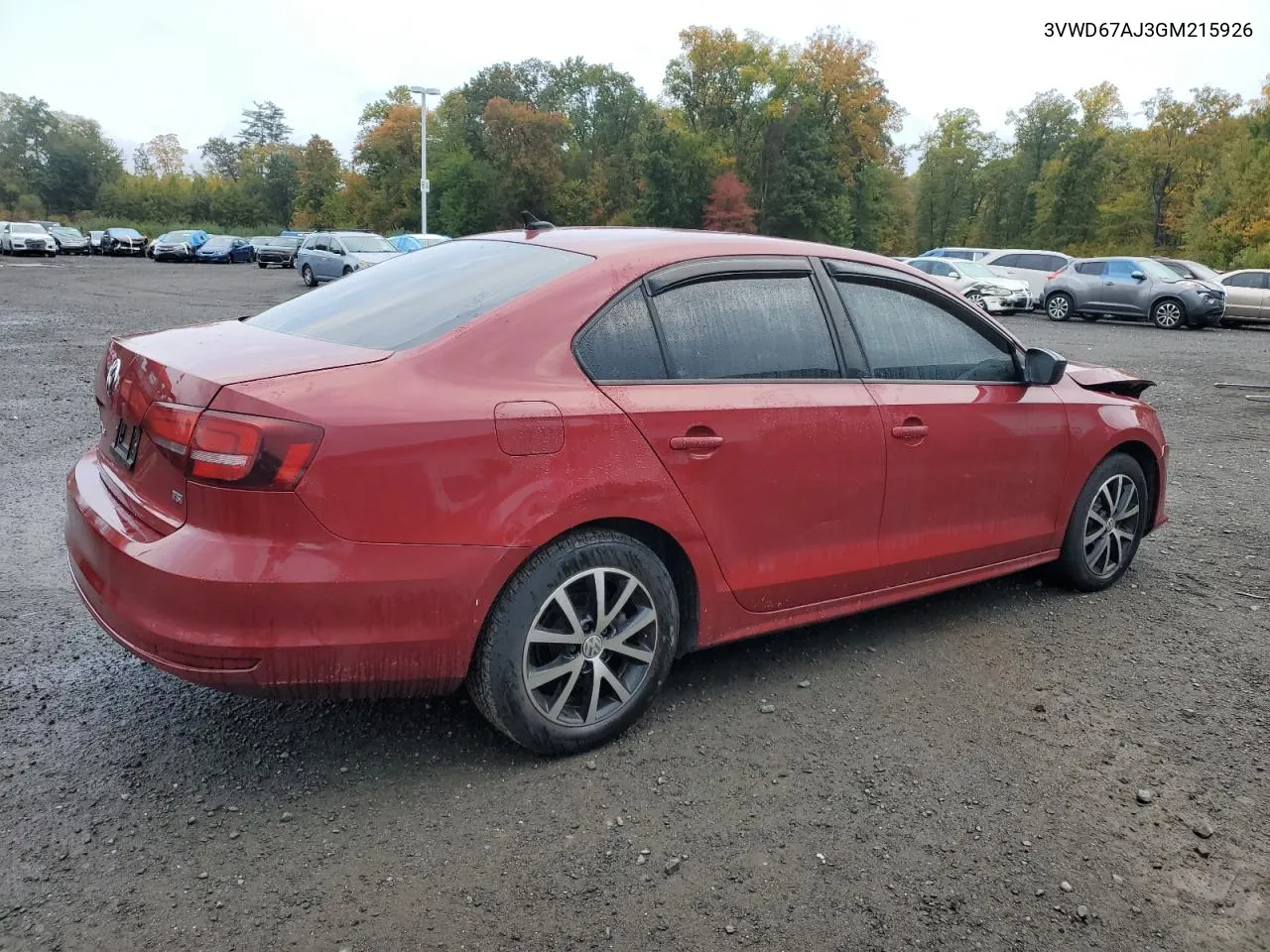 2016 Volkswagen Jetta Se VIN: 3VWD67AJ3GM215926 Lot: 74477684