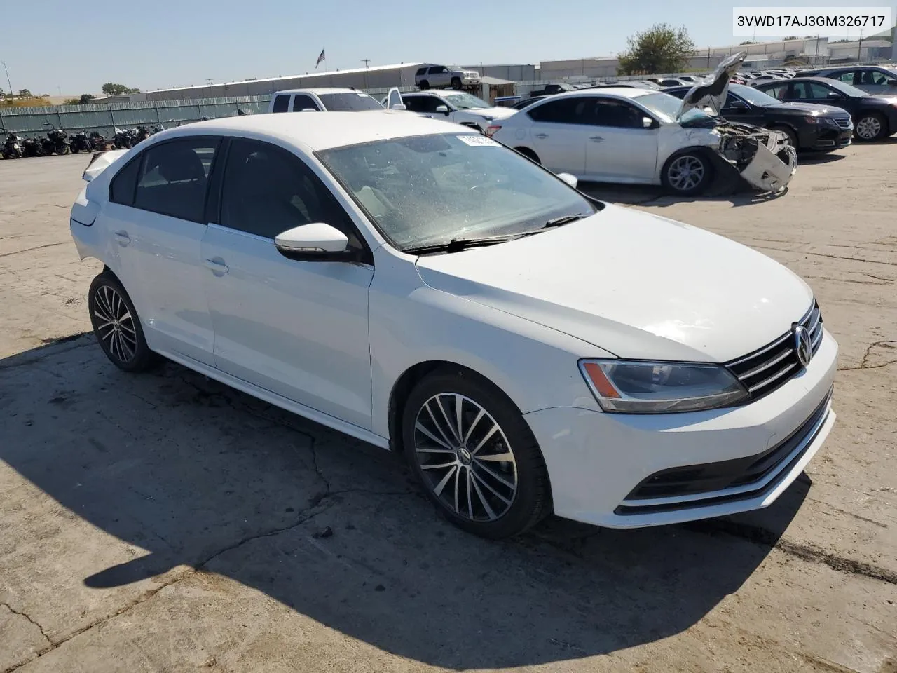 2016 Volkswagen Jetta Sport VIN: 3VWD17AJ3GM326717 Lot: 74621354