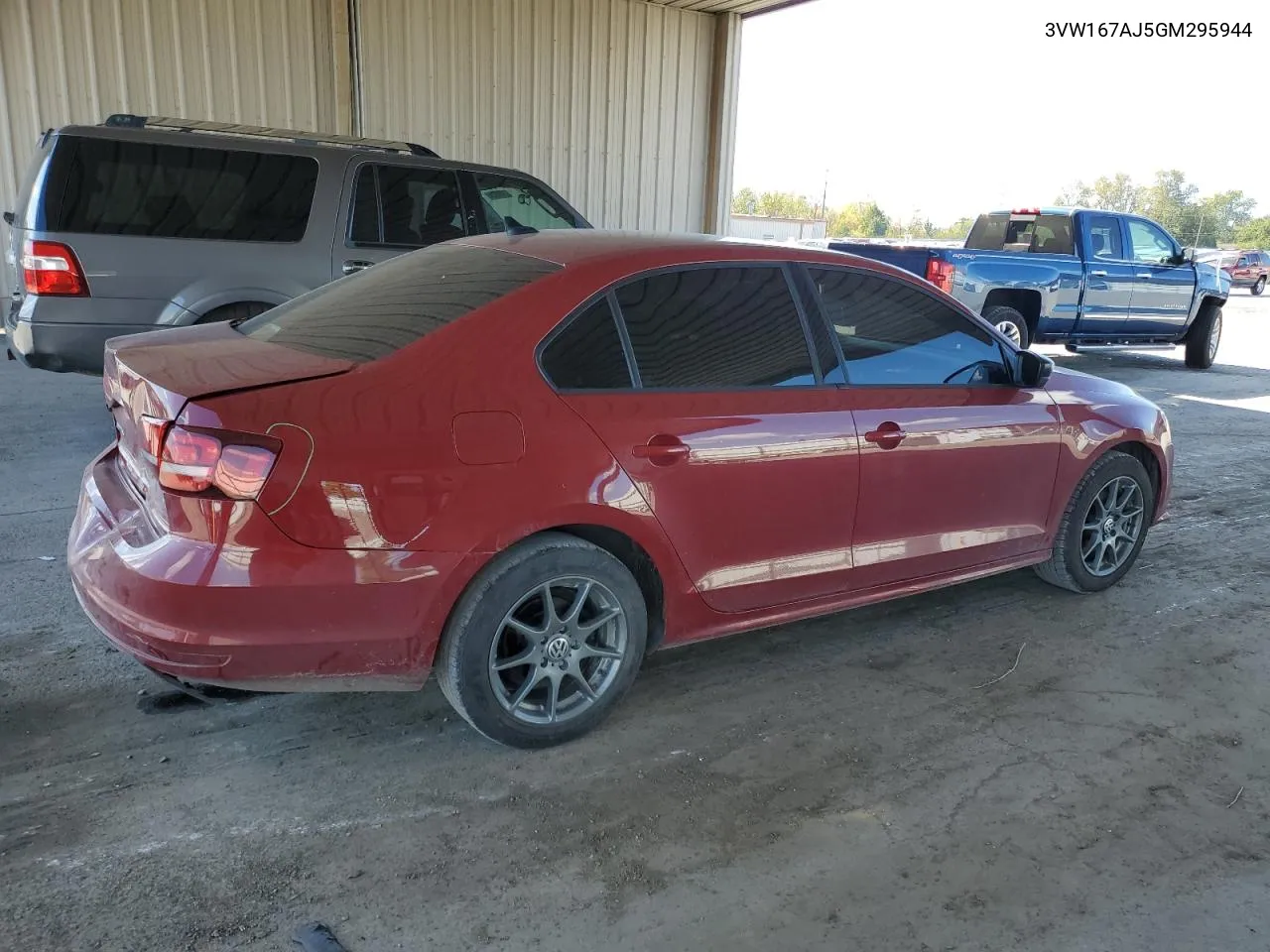 2016 Volkswagen Jetta S VIN: 3VW167AJ5GM295944 Lot: 74702784