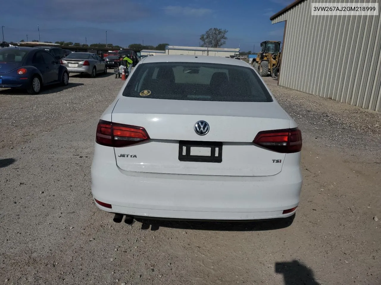 2016 Volkswagen Jetta S VIN: 3VW267AJ2GM218999 Lot: 75039234