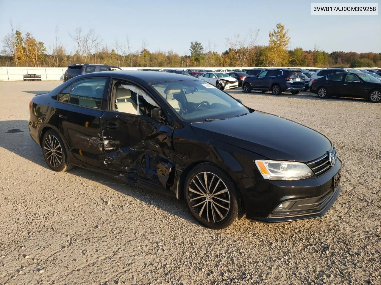 3VWB17AJ0GM399258 2016 Volkswagen Jetta Sport