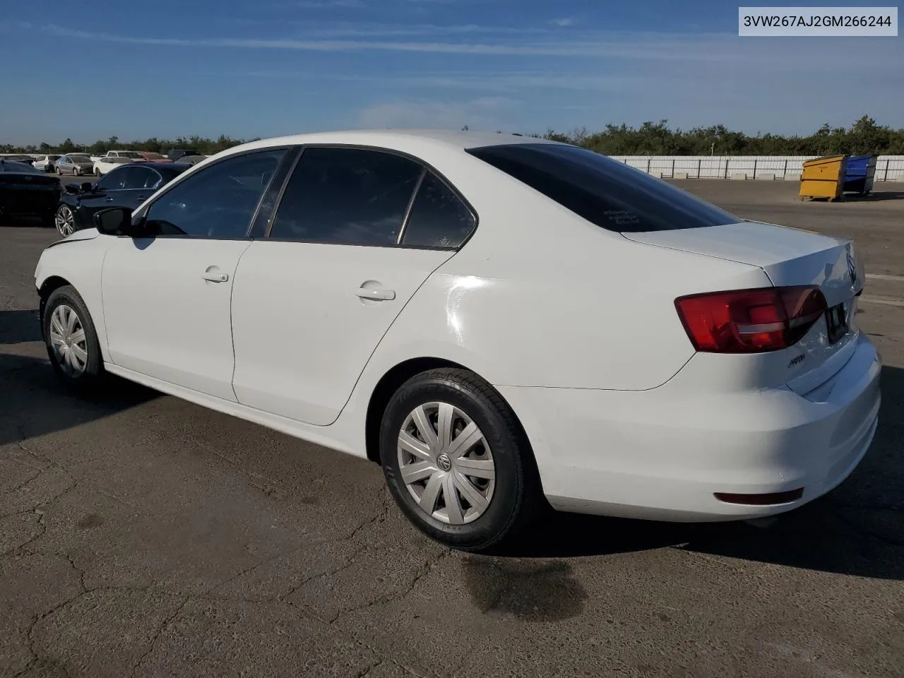 2016 Volkswagen Jetta S VIN: 3VW267AJ2GM266244 Lot: 75528414