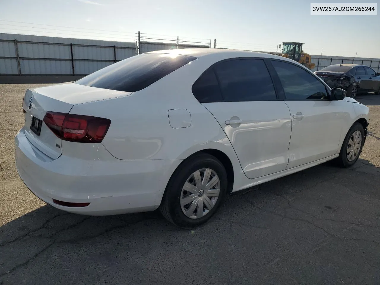 2016 Volkswagen Jetta S VIN: 3VW267AJ2GM266244 Lot: 75528414