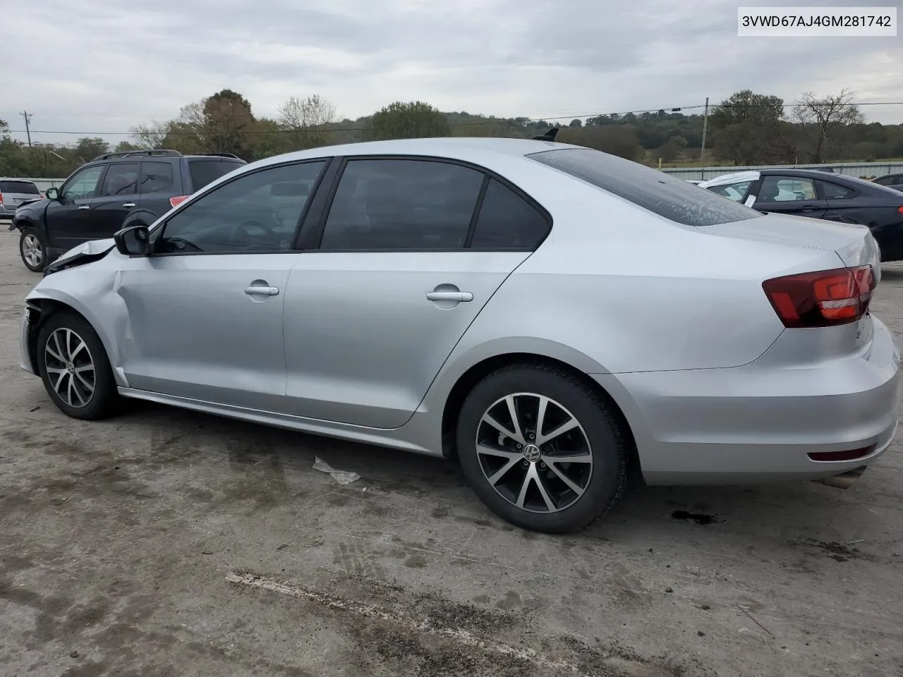 2016 Volkswagen Jetta Se VIN: 3VWD67AJ4GM281742 Lot: 76198904