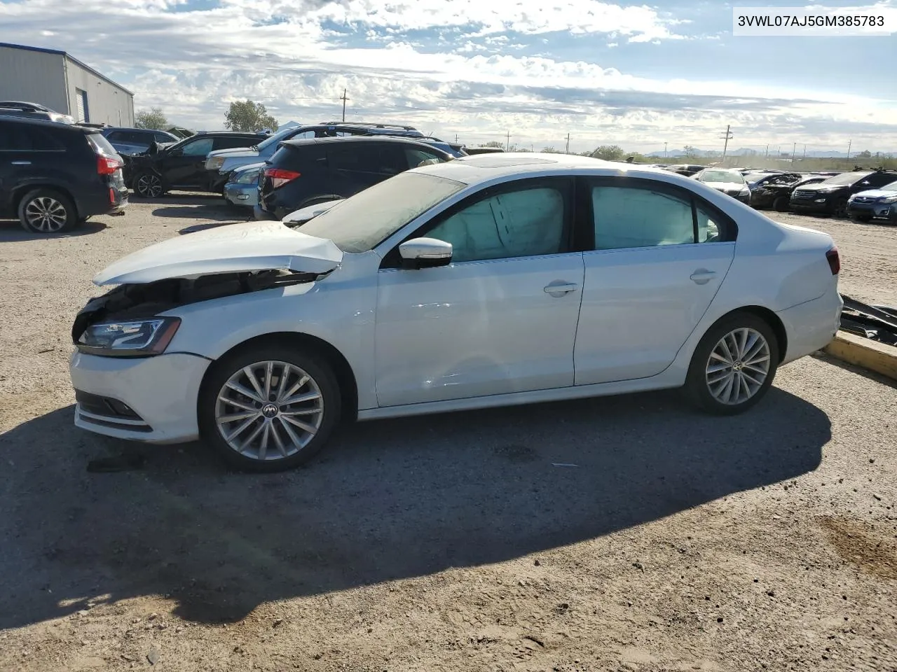 2016 Volkswagen Jetta Sel VIN: 3VWL07AJ5GM385783 Lot: 76208964