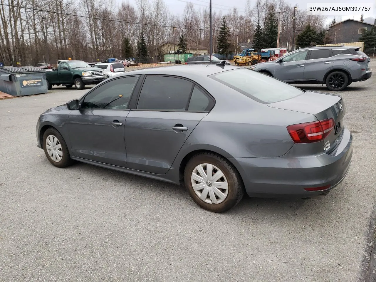 2016 Volkswagen Jetta S VIN: 3VW267AJ6GM397757 Lot: 76417354