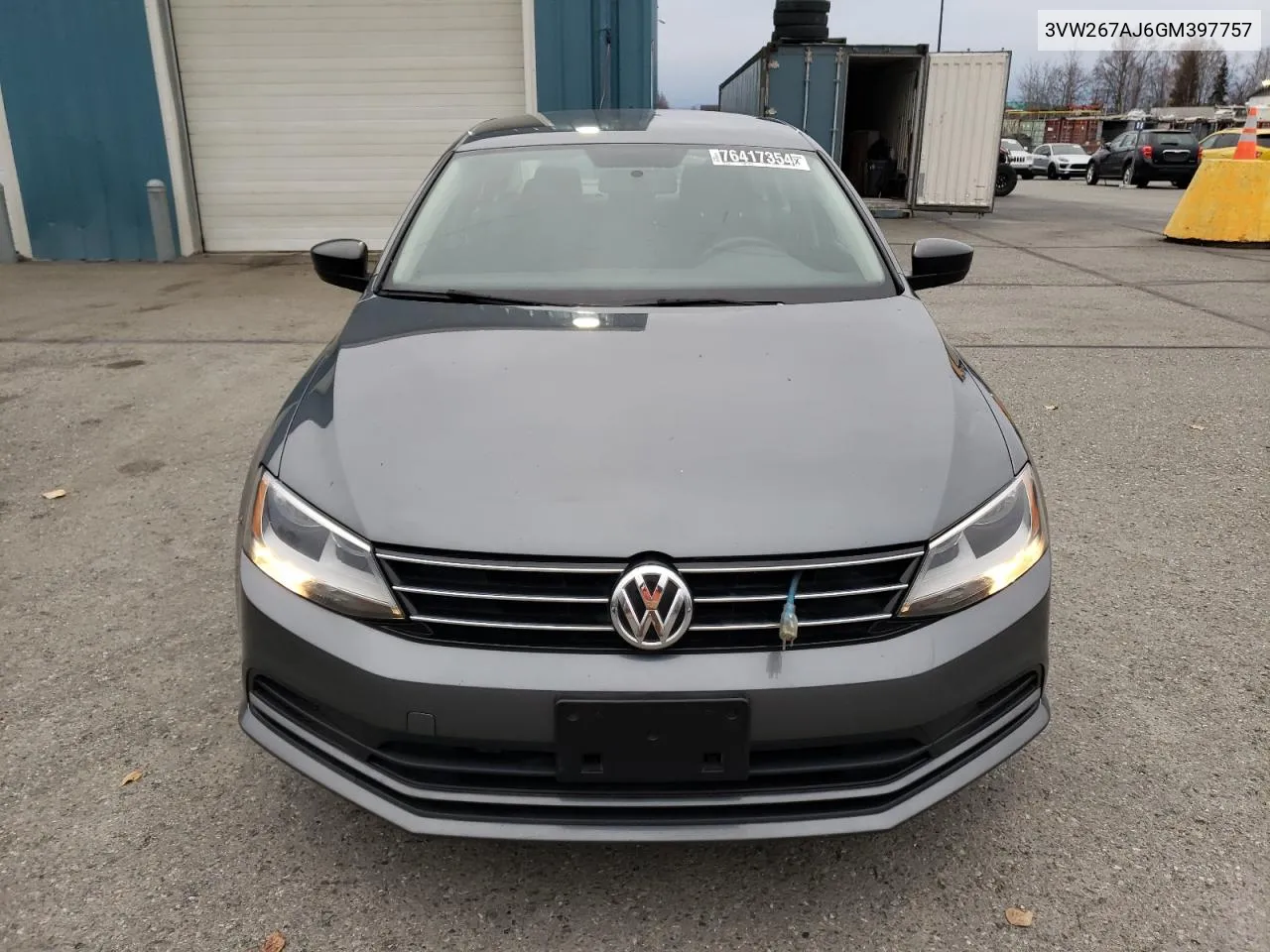 2016 Volkswagen Jetta S VIN: 3VW267AJ6GM397757 Lot: 76417354