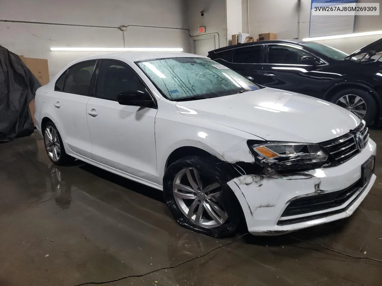 2016 Volkswagen Jetta S VIN: 3VW267AJ8GM269309 Lot: 76518344