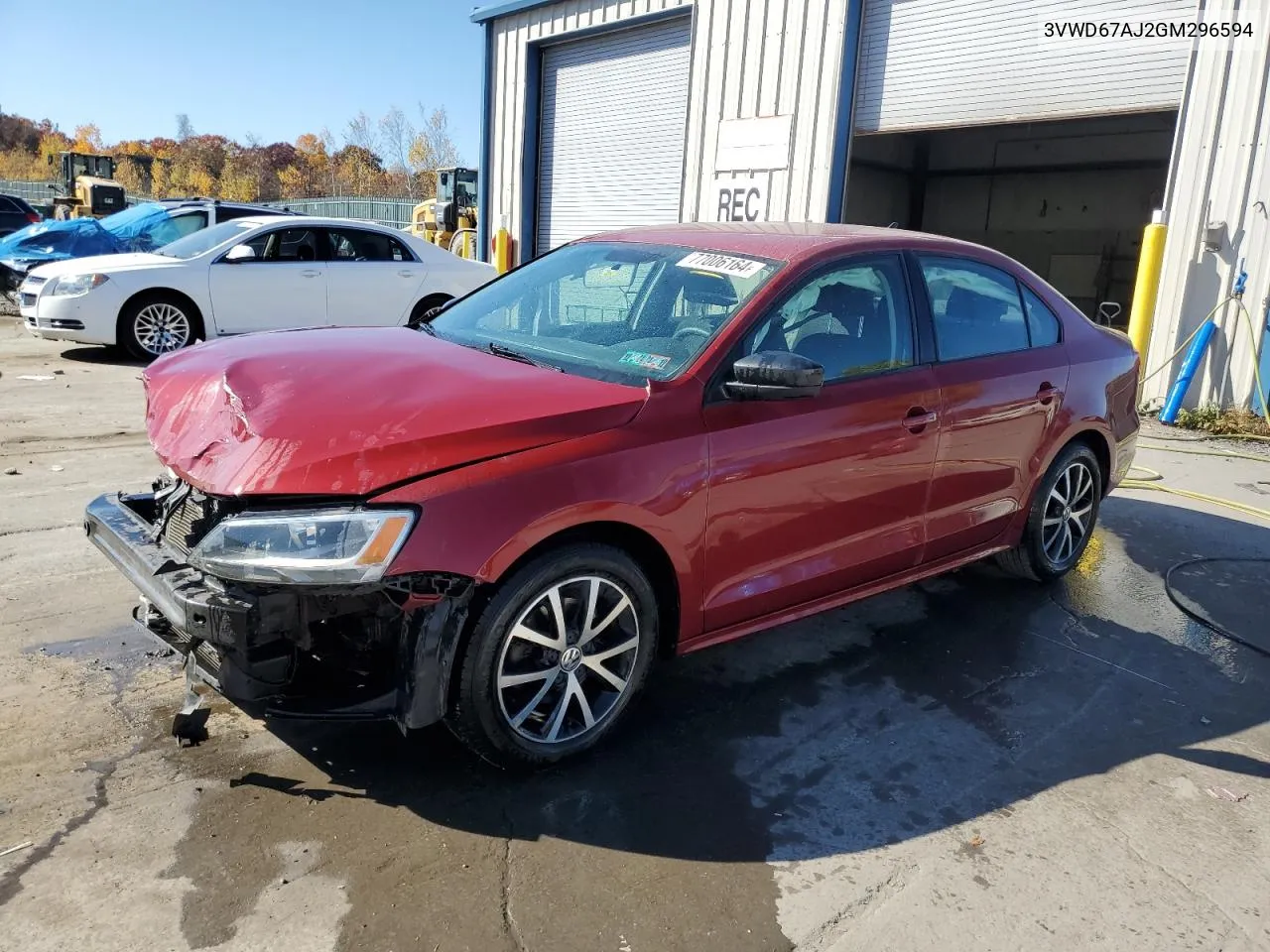 2016 Volkswagen Jetta Se VIN: 3VWD67AJ2GM296594 Lot: 77006164