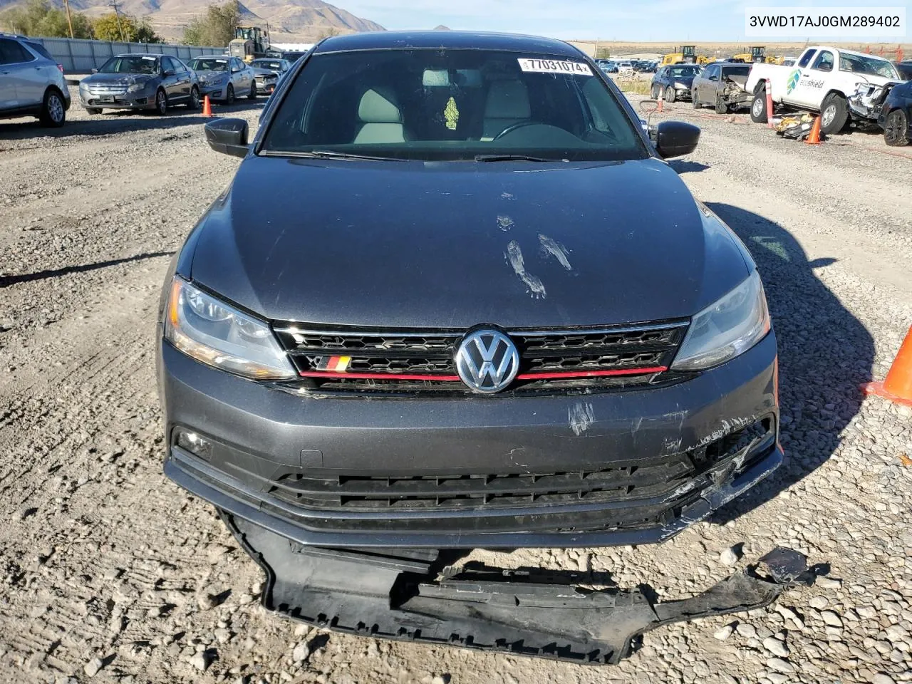 2016 Volkswagen Jetta Sport VIN: 3VWD17AJ0GM289402 Lot: 77031074