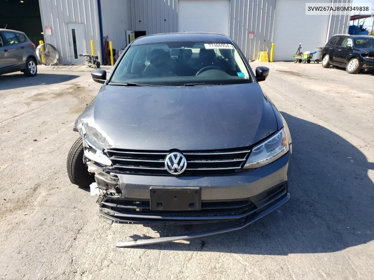 2016 Volkswagen Jetta S VIN: 3VW267AJ8GM349838 Lot: 77466954