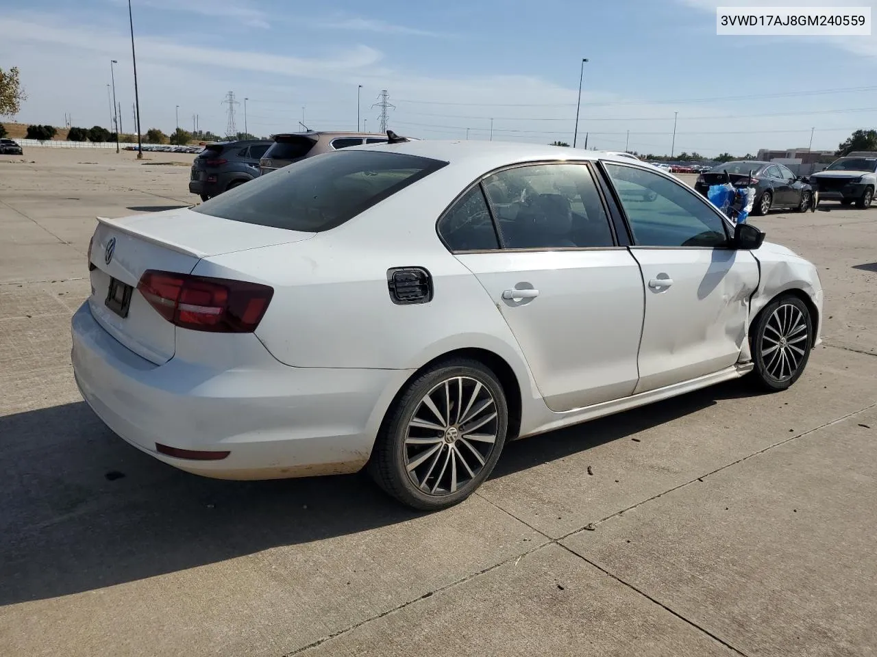 2016 Volkswagen Jetta Sport VIN: 3VWD17AJ8GM240559 Lot: 78064954