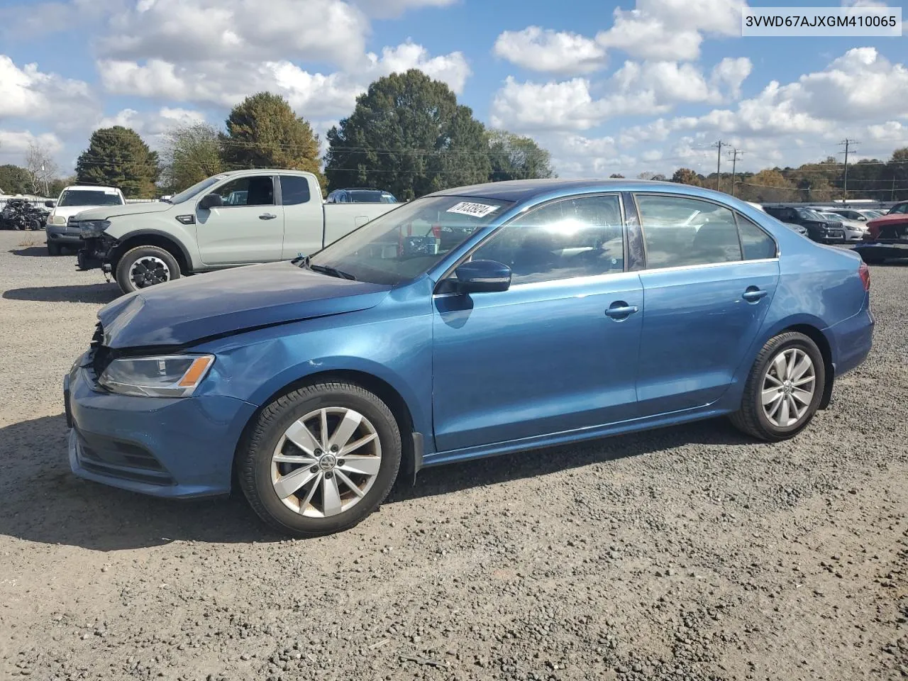 2016 Volkswagen Jetta Se VIN: 3VWD67AJXGM410065 Lot: 78133924