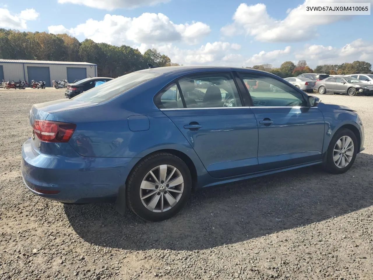 2016 Volkswagen Jetta Se VIN: 3VWD67AJXGM410065 Lot: 78133924