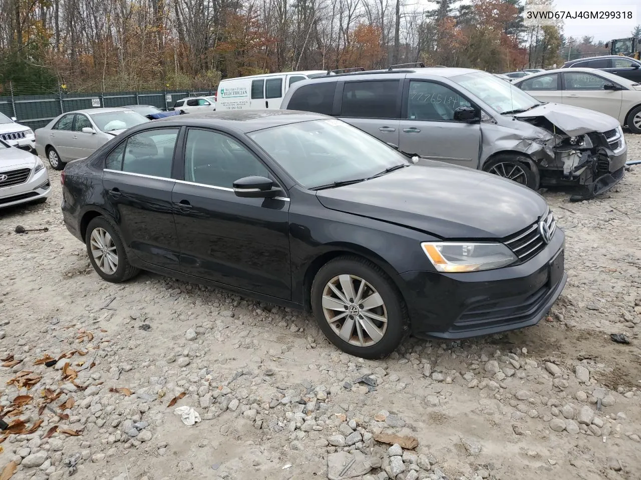 2016 Volkswagen Jetta Se VIN: 3VWD67AJ4GM299318 Lot: 78245974