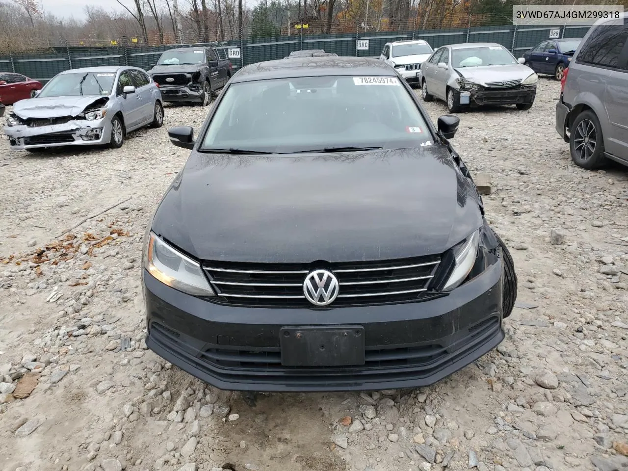 2016 Volkswagen Jetta Se VIN: 3VWD67AJ4GM299318 Lot: 78245974