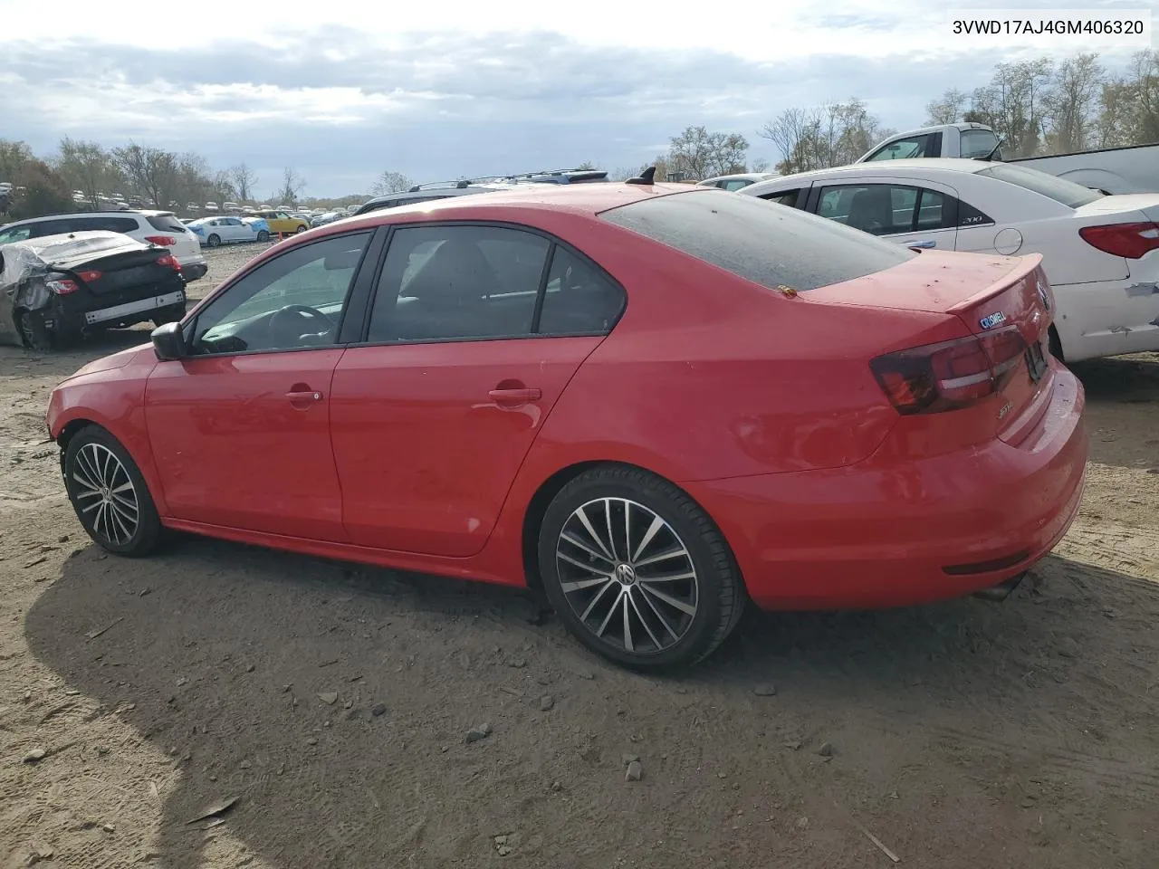 2016 Volkswagen Jetta Sport VIN: 3VWD17AJ4GM406320 Lot: 78534564