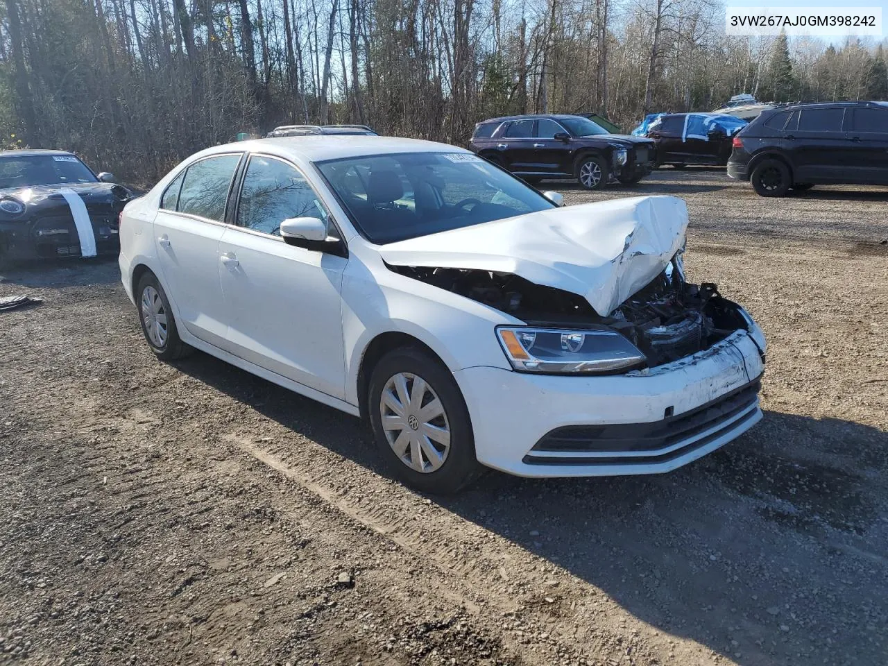 2016 Volkswagen Jetta S VIN: 3VW267AJ0GM398242 Lot: 78542794