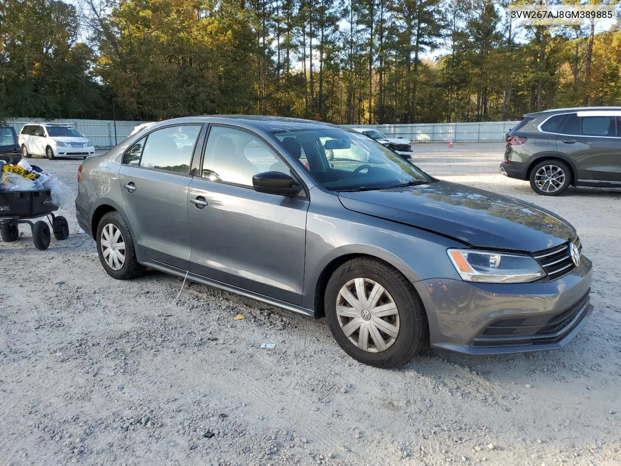 2016 Volkswagen Jetta S VIN: 3VW267AJ8GM389885 Lot: 79007554