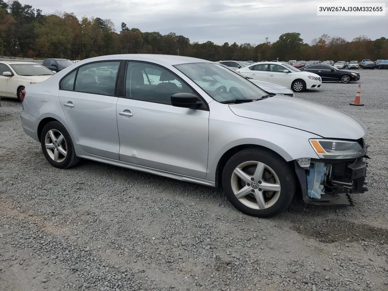 2016 Volkswagen Jetta S VIN: 3VW267AJ3GM332655 Lot: 79059604