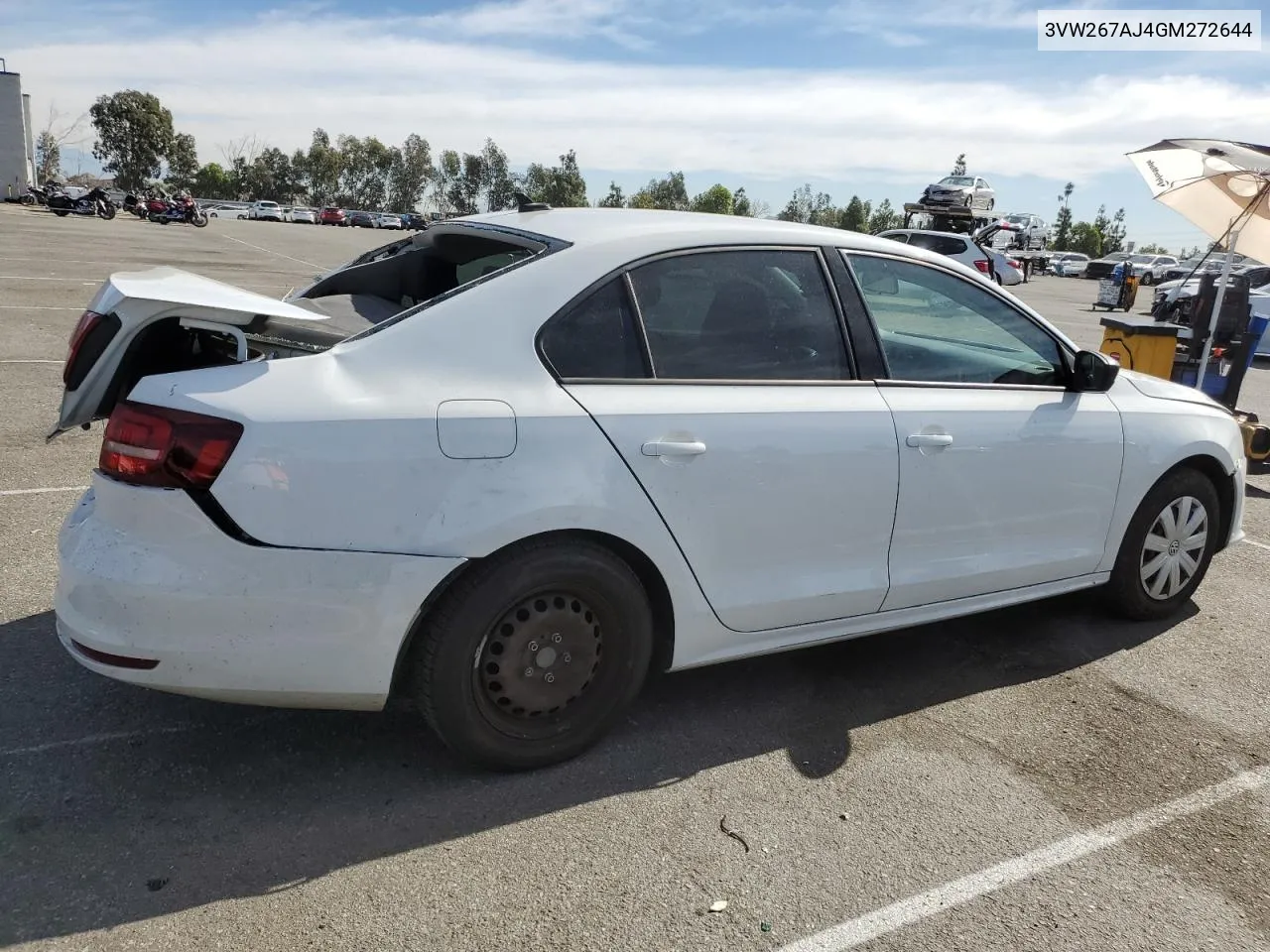 2016 Volkswagen Jetta S VIN: 3VW267AJ4GM272644 Lot: 79141084