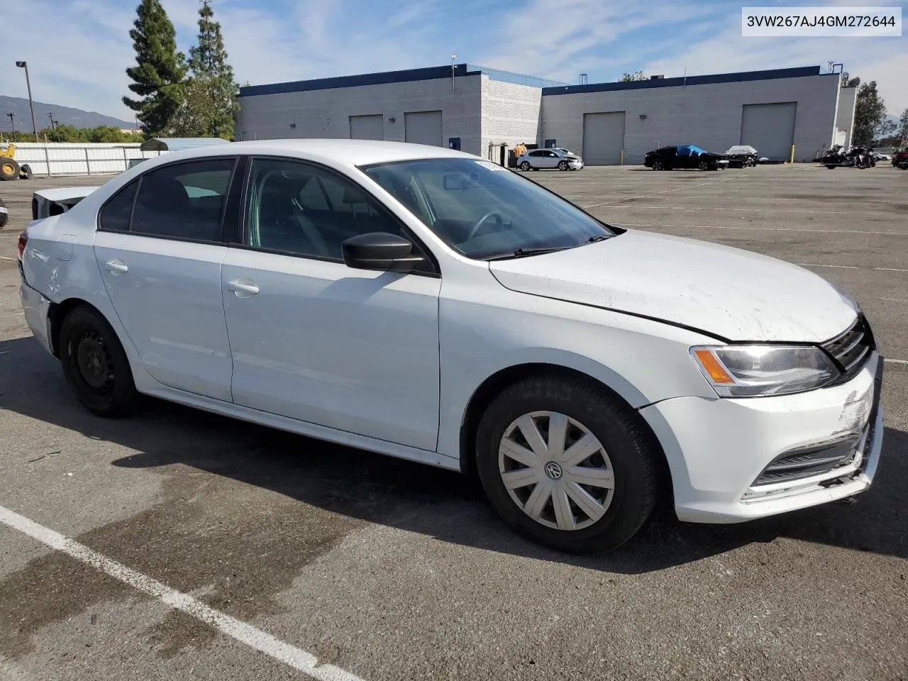 2016 Volkswagen Jetta S VIN: 3VW267AJ4GM272644 Lot: 79141084