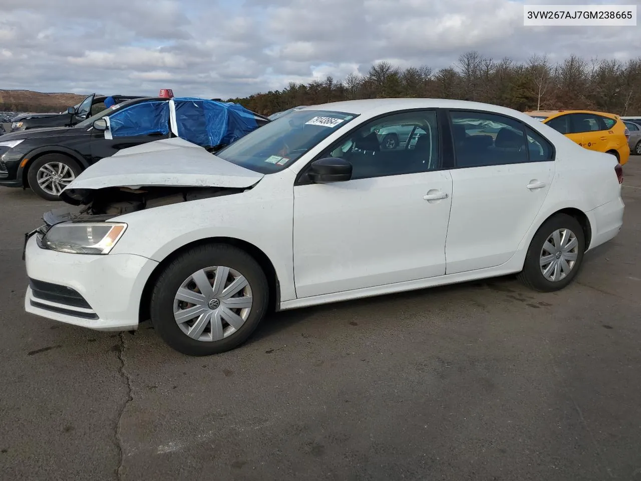 2016 Volkswagen Jetta S VIN: 3VW267AJ7GM238665 Lot: 79143864