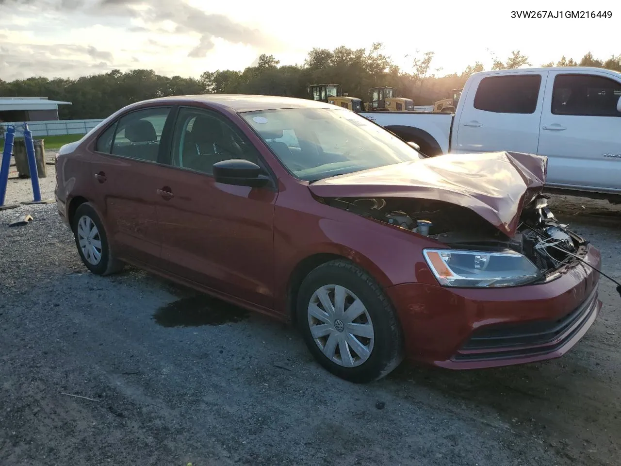 2016 Volkswagen Jetta S VIN: 3VW267AJ1GM216449 Lot: 79244394