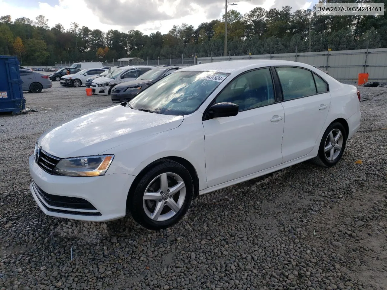 2016 Volkswagen Jetta S VIN: 3VW267AJXGM244461 Lot: 79497004