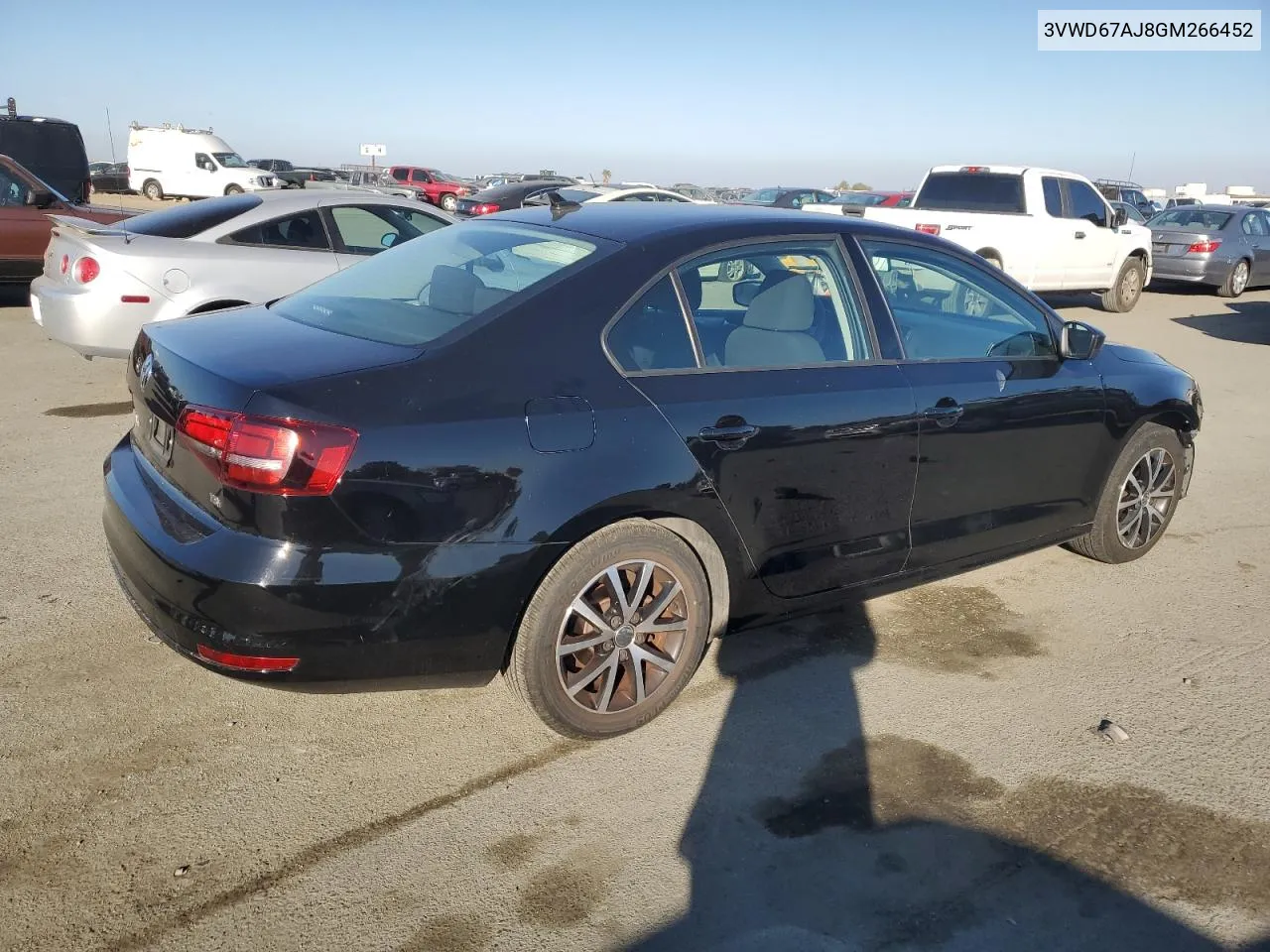 2016 Volkswagen Jetta Se VIN: 3VWD67AJ8GM266452 Lot: 79880654