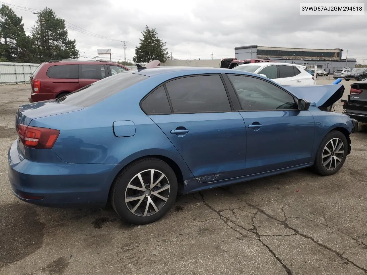 2016 Volkswagen Jetta Se VIN: 3VWD67AJ2GM294618 Lot: 81093874