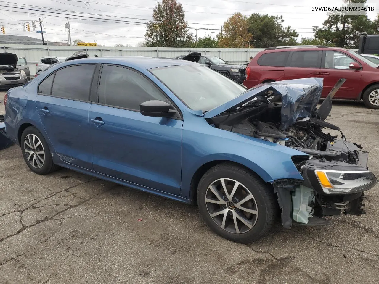 2016 Volkswagen Jetta Se VIN: 3VWD67AJ2GM294618 Lot: 81093874