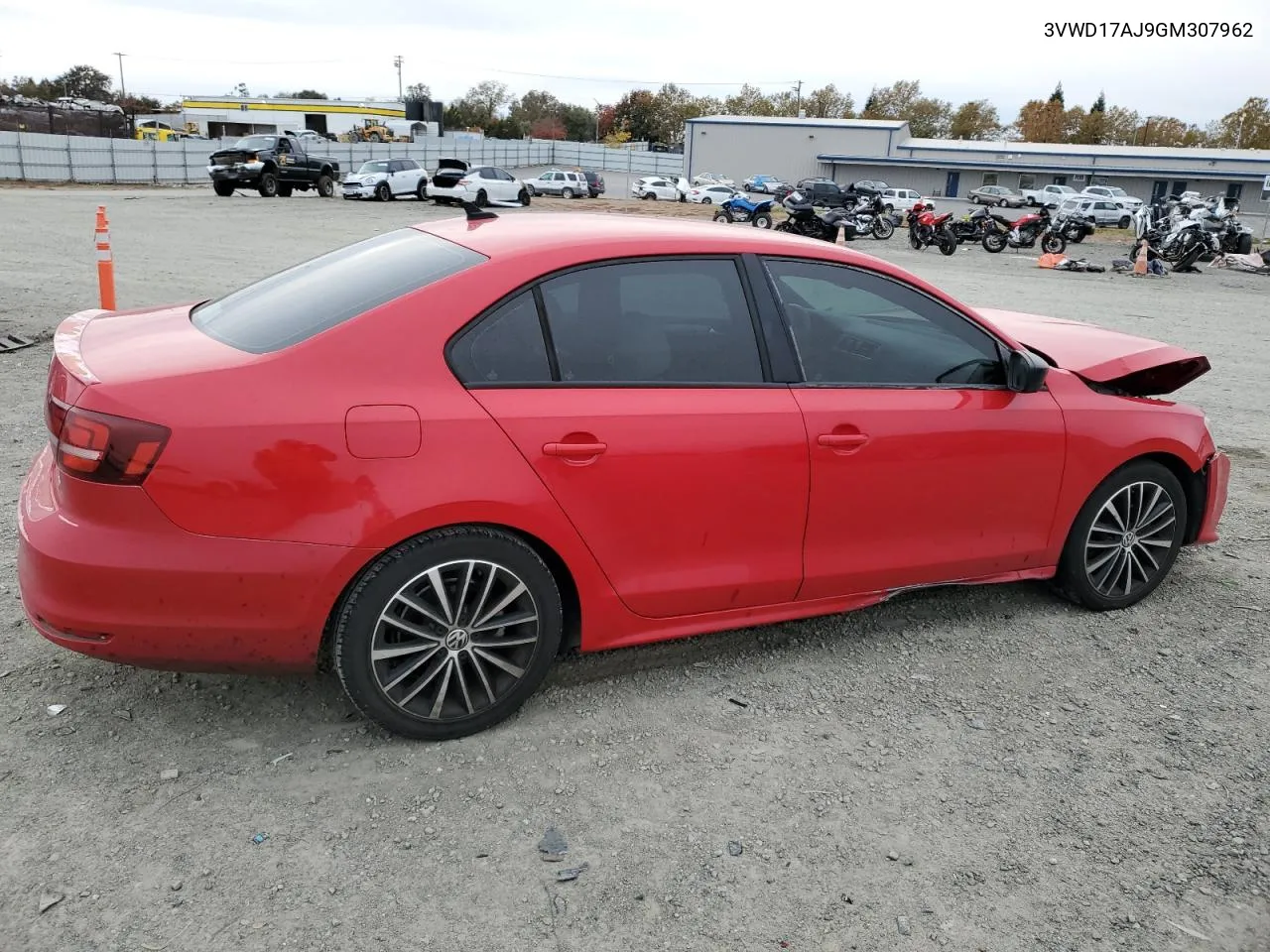 2016 Volkswagen Jetta Sport VIN: 3VWD17AJ9GM307962 Lot: 81415264