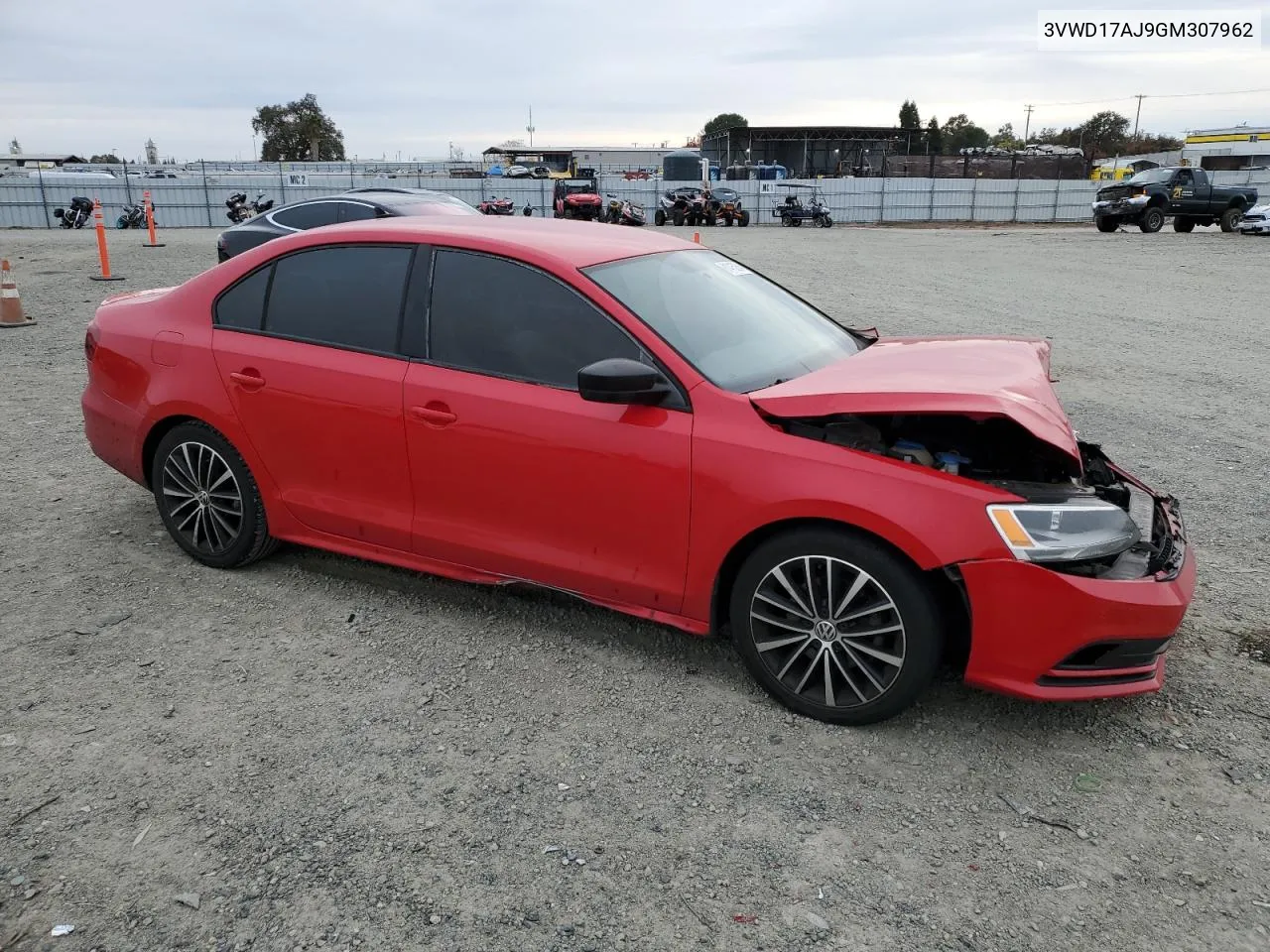 2016 Volkswagen Jetta Sport VIN: 3VWD17AJ9GM307962 Lot: 81415264