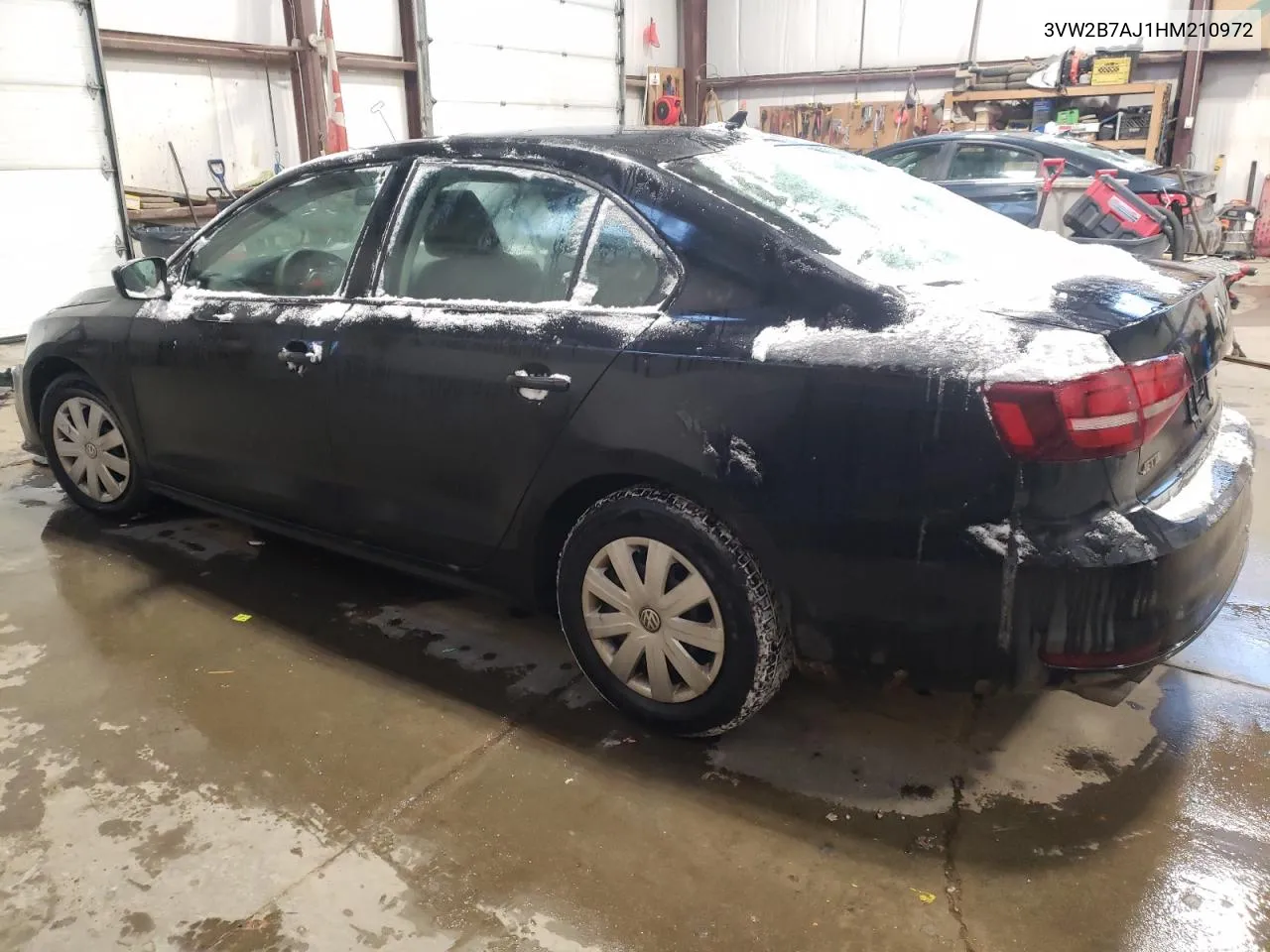 3VW2B7AJ1HM210972 2017 Volkswagen Jetta S