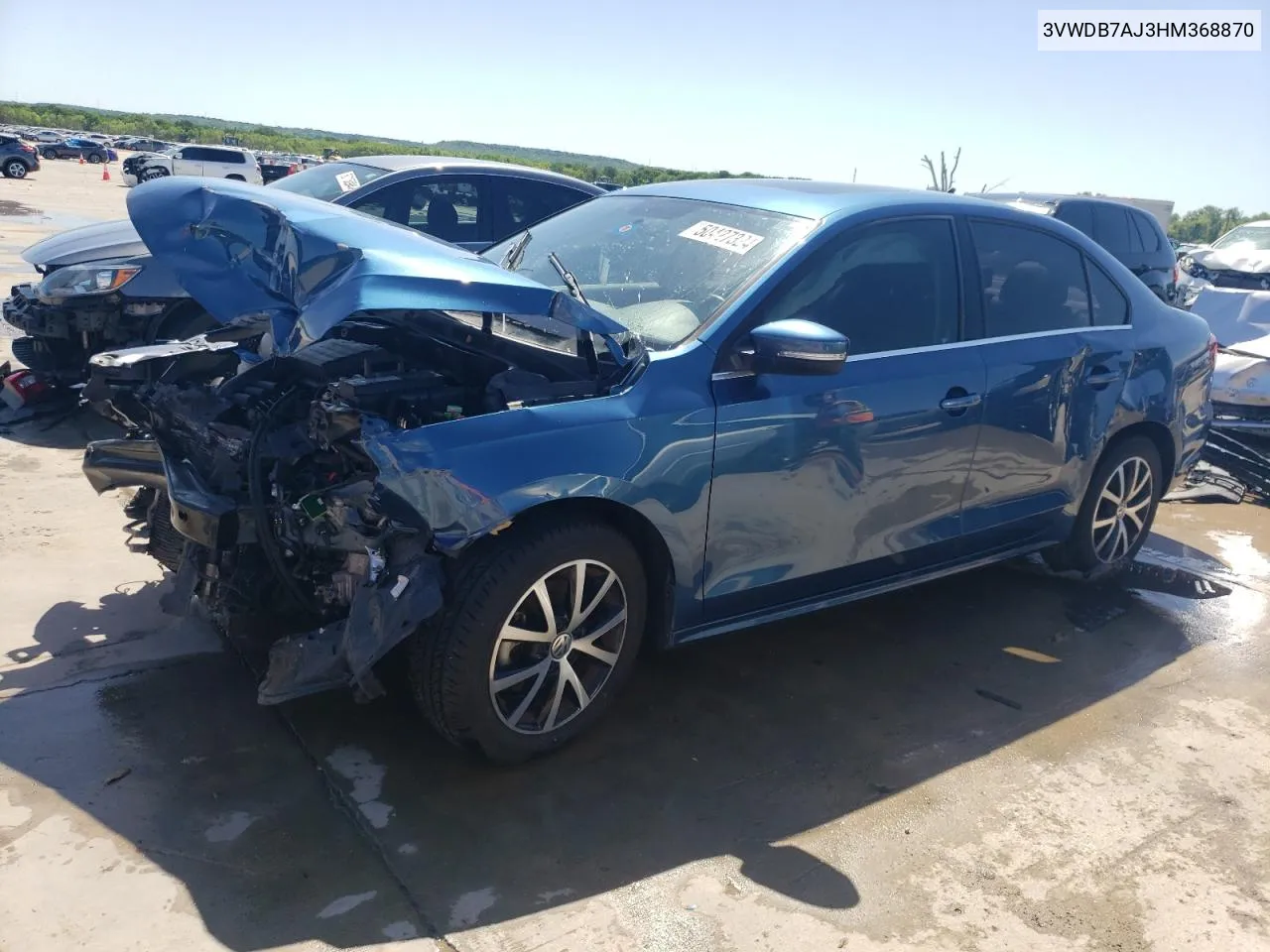 3VWDB7AJ3HM368870 2017 Volkswagen Jetta Se