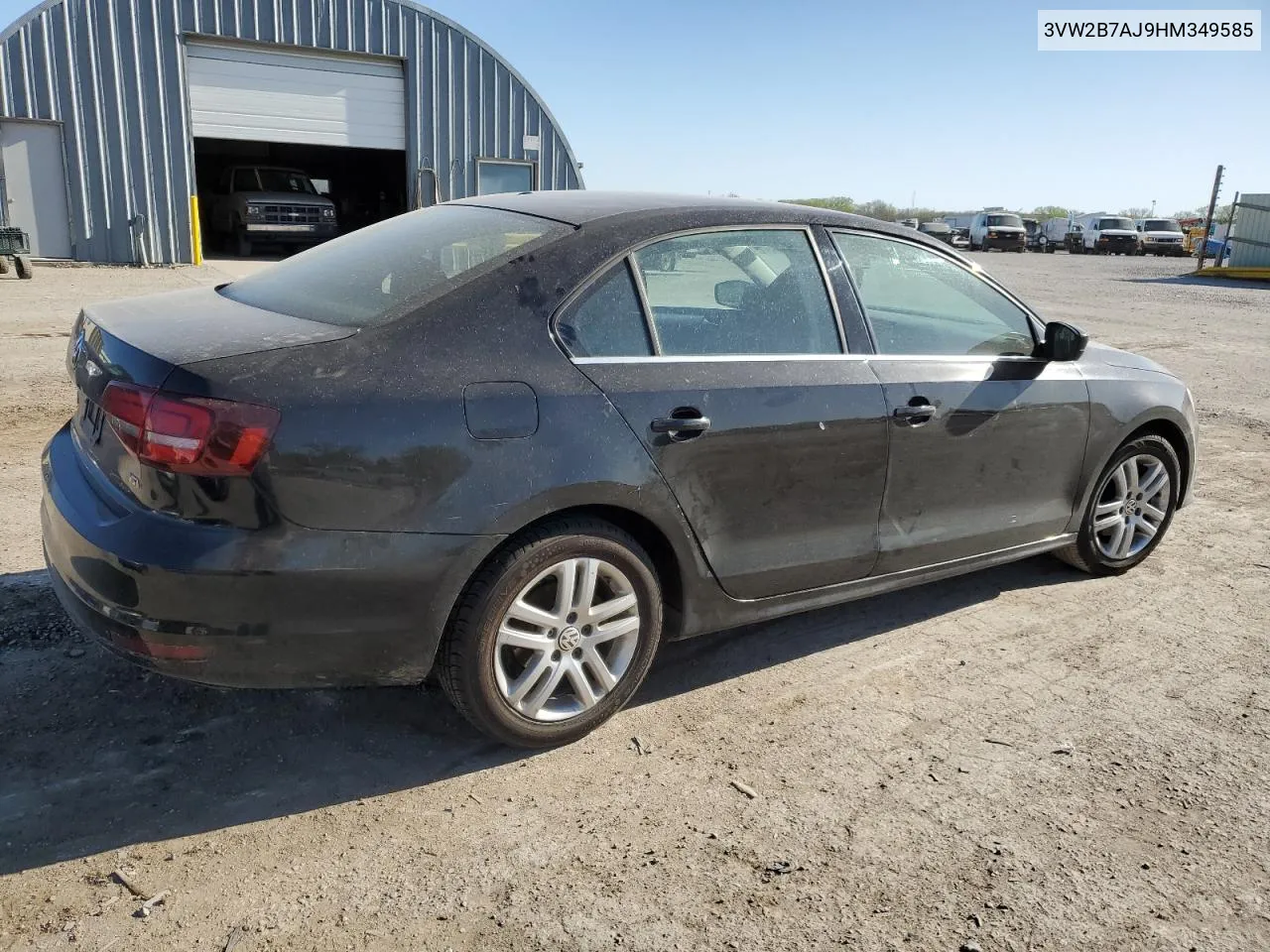 3VW2B7AJ9HM349585 2017 Volkswagen Jetta S